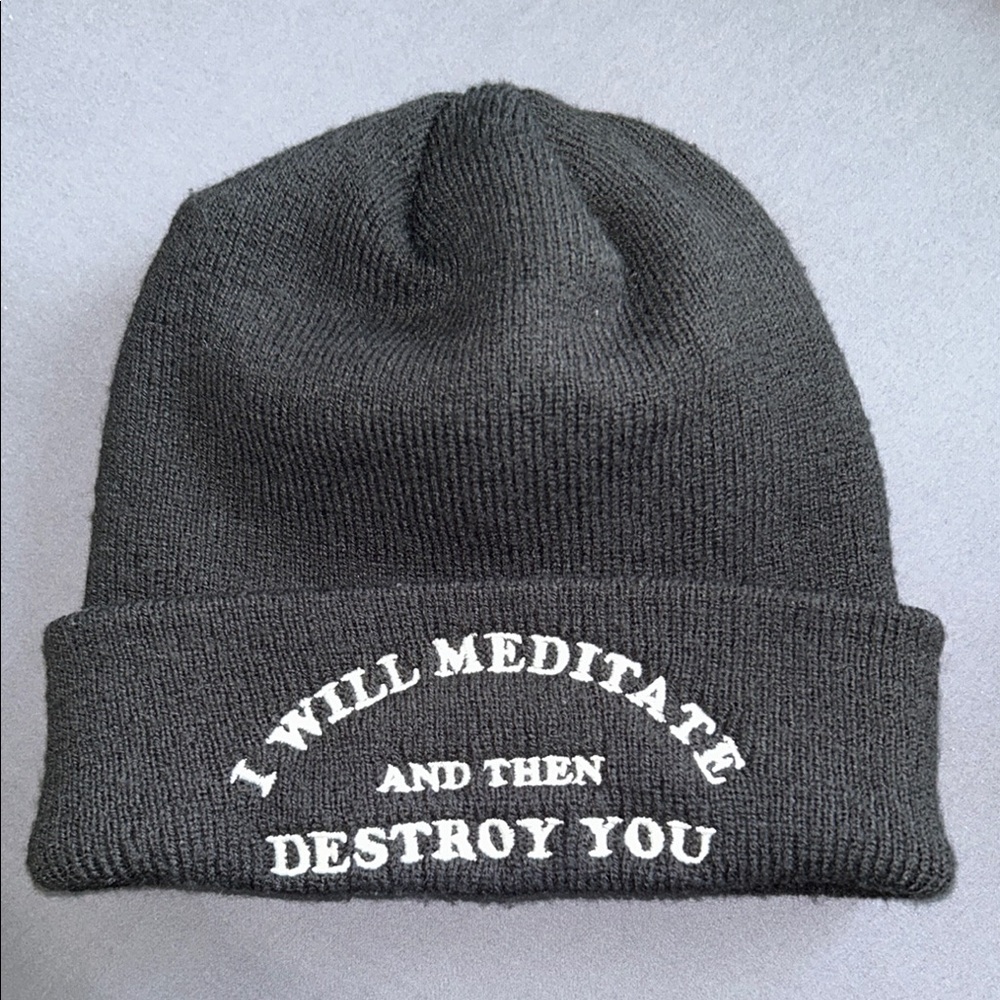 Black Knit Beanie